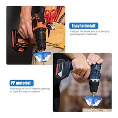 Veemok Veemok Universal Drill Dust Collector Catcher Attachment Compatible with Electric Drills Hammer Drills Dustproof Reusable and Easy to Use for Clean Precise Drilling  - Image 3