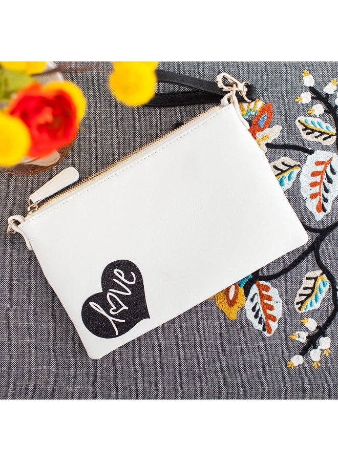 Cricut Glitter Iron-On 30.5 Cmx30.5 Cm 3 Sheets (Sangria) 30.5 Cmx30.5 Cm Multi-Color - Image 4