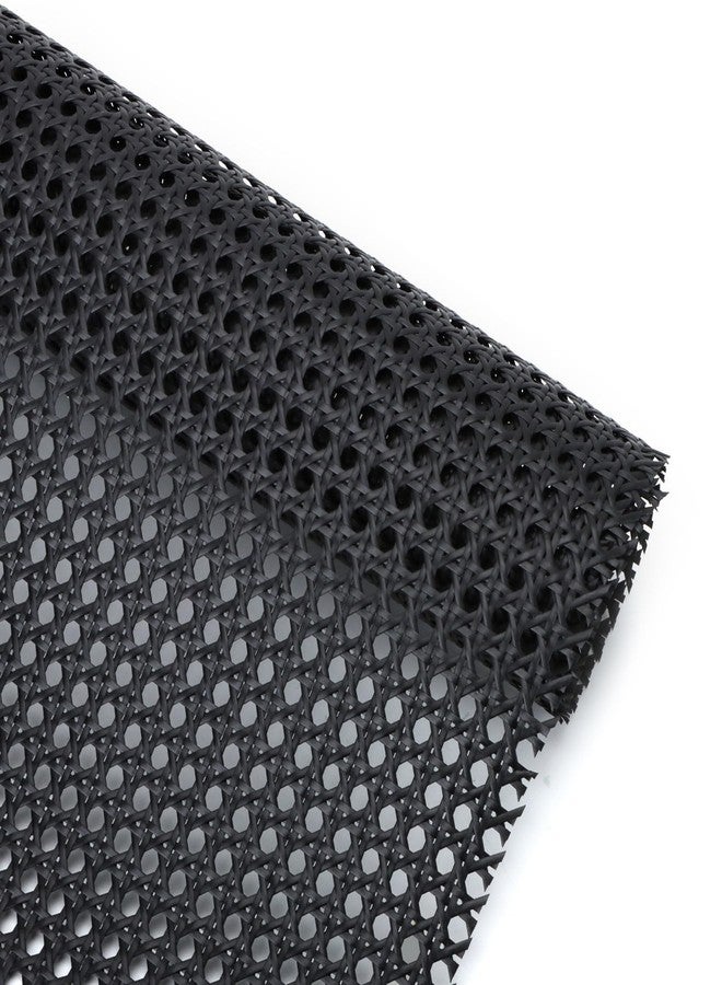 FEELOVE 16" × 40" حبال بلاستيكية لصنع السلال، لفة من الروطان الصناعي الأسود للحرف، مستلزمات السلال، مشاريع DIY - Image 1