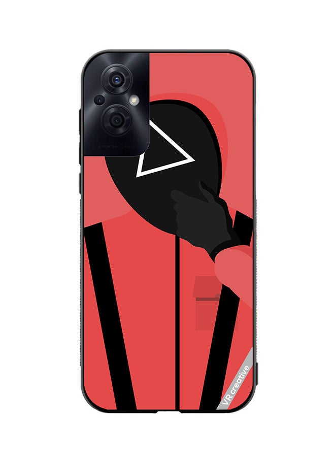 VR CREATIVE Protective Case Cover For Oppo Reno8 Z Squid Game Soldier Design Multicolour - Image 1