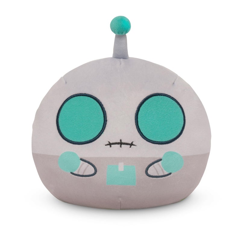 TeeTurtle Reversible Invader Zim Gir 6-Inch Two-Sided Flip Plush Toy with Embroidered Details - Cute Mini Collectible Plush for Kids, Teens, and Adults - Image 2