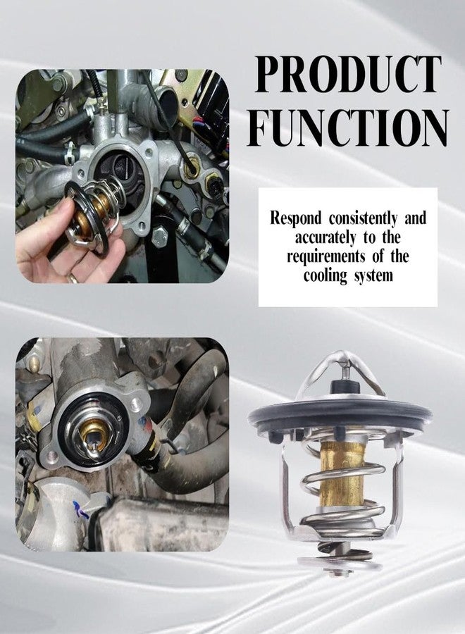 Kutyun Automotive Replacement Engine Thermostat, Engine Coolant Thermostat, High Performance Thermostat Replaces 19301-PAA-306 19301-PLC-315 Compatible with Honda Civic CRV CRZ Insight Odysse - Image 4