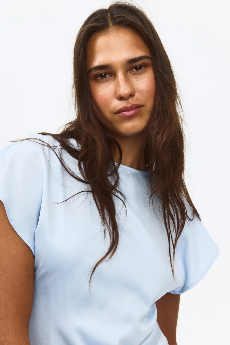 H&M  Draped satin dress for Women | Best Price UAE