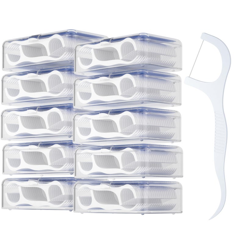 FRESHLIX Dental Floss Picks 500 Count Tooth Picks Flossers Gen 3 Toothpicks Sticks to Remove Plaque Protect Gingivae for Adults Kids Teeth Cleaning - Image 2