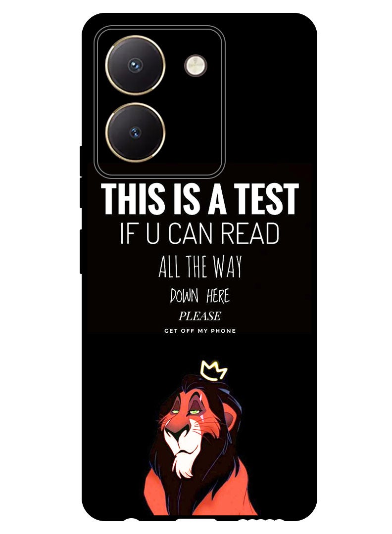 Theodor Protective Case Anti Scratch Shock Proof Bumper Cover For Vivo Y27s This is a Test - Image 1