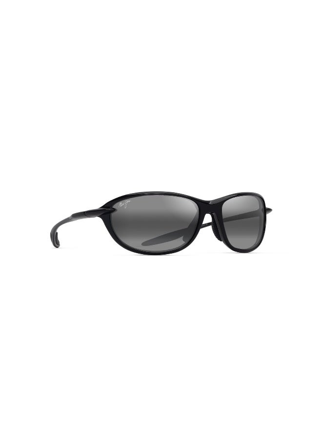 MAUI JIM Ho'okipa Ultra R 339 02 Men's Full Rim Wraparound Polarized Sunglasses - Image 1