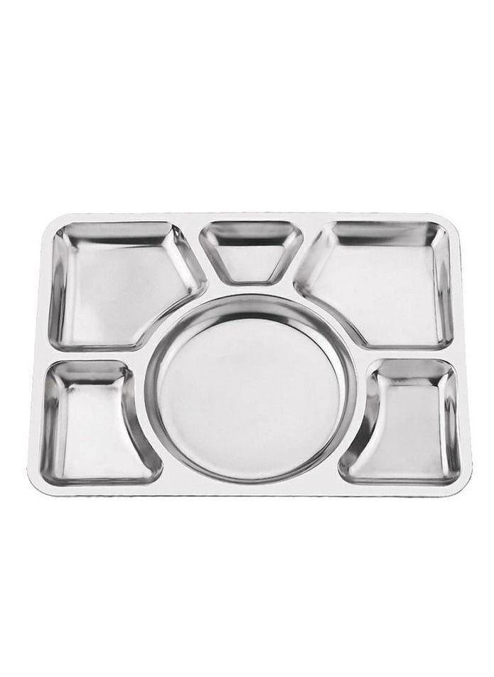 Generic Divided stainless serving tray 39 cm  - Image 2