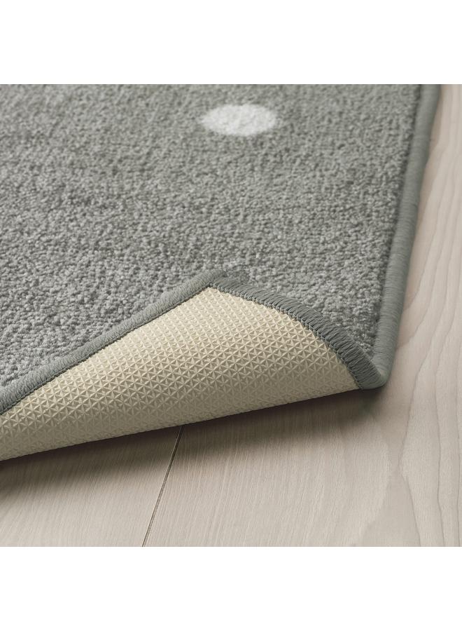 Zaboon Rug, Dotted/Grey, 133X160 Cm - Image 4