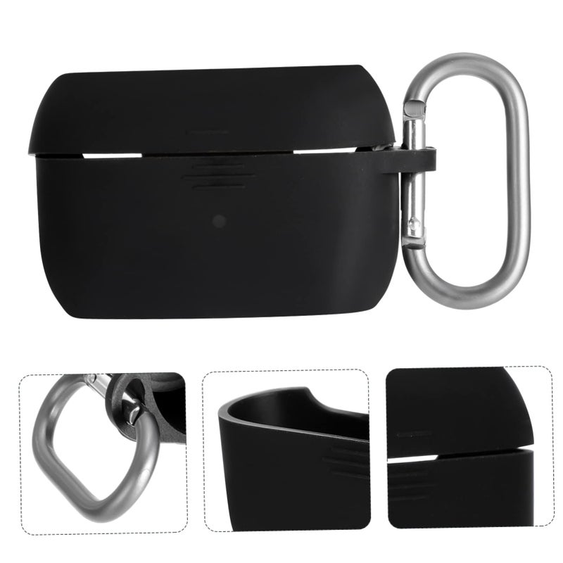 Silicone Protective Case With Carabiner Clip Visible LED Indicator For 85T Earphones - Image 3