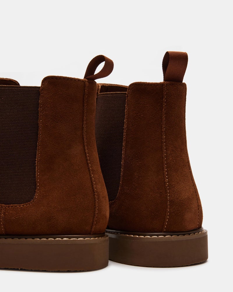 Steve Madden Men's Highline Chelsea Boot, Tobacco, 8 - Image 3