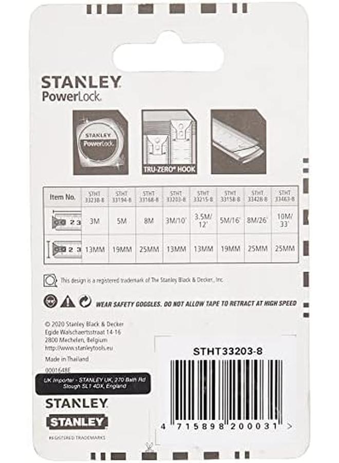 Stanley 0 33 231T Powerlock Classic Tape 3 M - Image 2