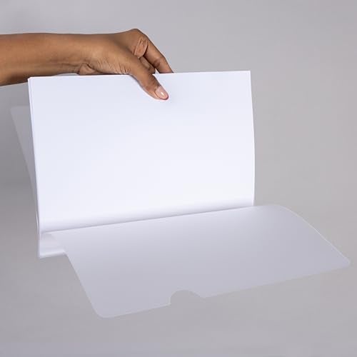SPS Plastic Strip File Folder - Transparent A4 Sliding Bar Report Covers - Pack of 20 - Image 2