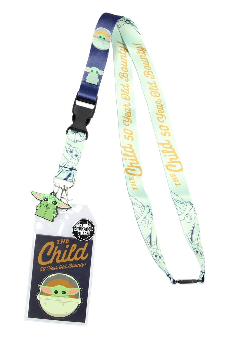 Bioworld Star Wars The Mandalorian The Child 50 Year Old Bounty Lanyard ID Badge Holder - Image 5