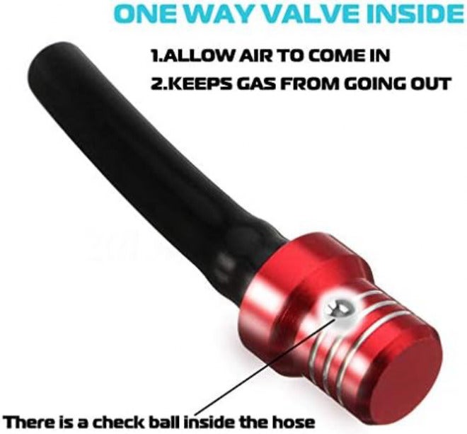 APPYU 6Pcs Gas Fuel Cap Air Vent Hose Universal CNC Tank Valve Vent Tube with Chekc Ball Aluminum Breather for Atv Motorcycle Dirt Pit Quad Bike Motocross Economical varied sizing picks - Image 5