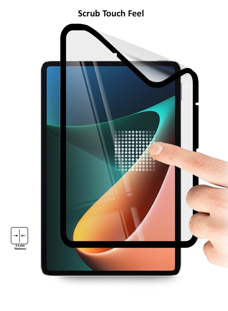 Techie حماية شاشة فيلم سيراميك غير لامع 9D لجهاز Xiaomi Pad 5 / Pad 5 Pro 11 بوصة 2021 - درع مضاد لبصمات الأصابع، لمسة سلسة، تركيب خالي من الفقاعات - Image 2