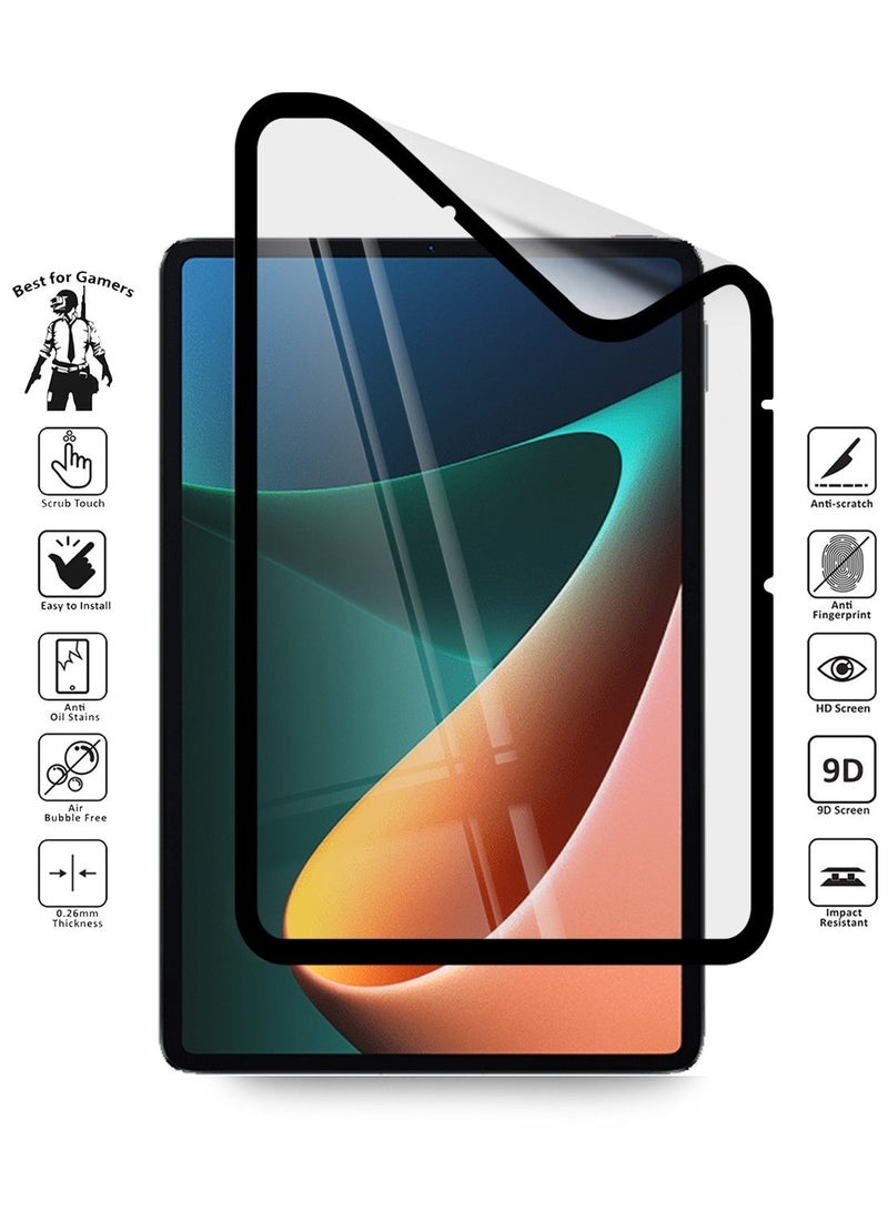Techie حماية شاشة فيلم سيراميك غير لامع 9D لجهاز Xiaomi Pad 5 / Pad 5 Pro 11 بوصة 2021 - درع مضاد لبصمات الأصابع، لمسة سلسة، تركيب خالي من الفقاعات - Image 5