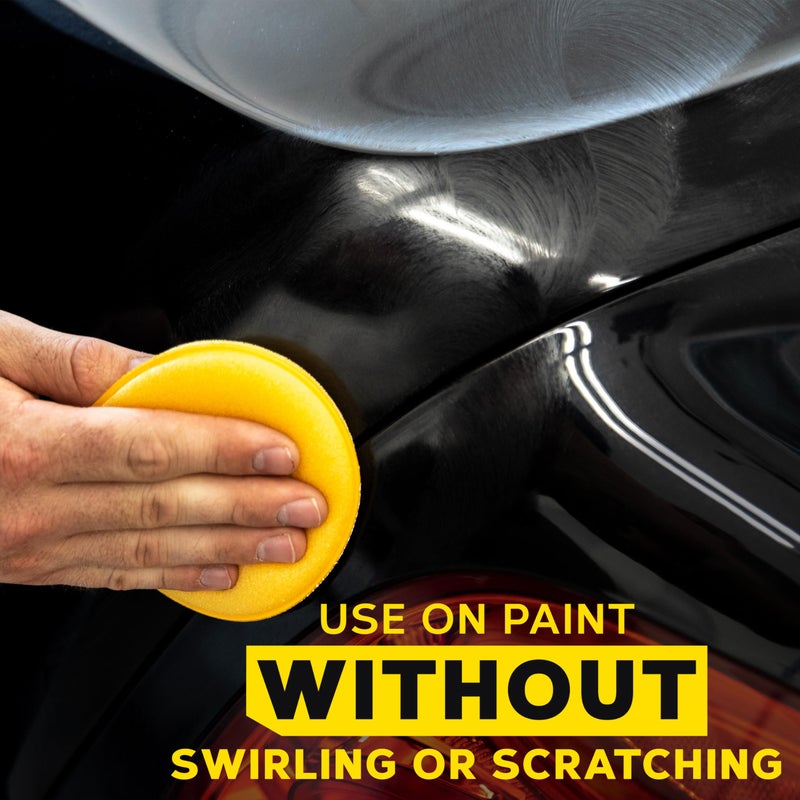 Meguiar's 4" Foam Applicator Pads, 4 Count - Ultra-Soft Hand Applicators with a Tight-Cell Foam Construction for a Smooth Application of Waxes, Polishes, Tire Dressing, Protectants and More, 4 Pack - Image 5