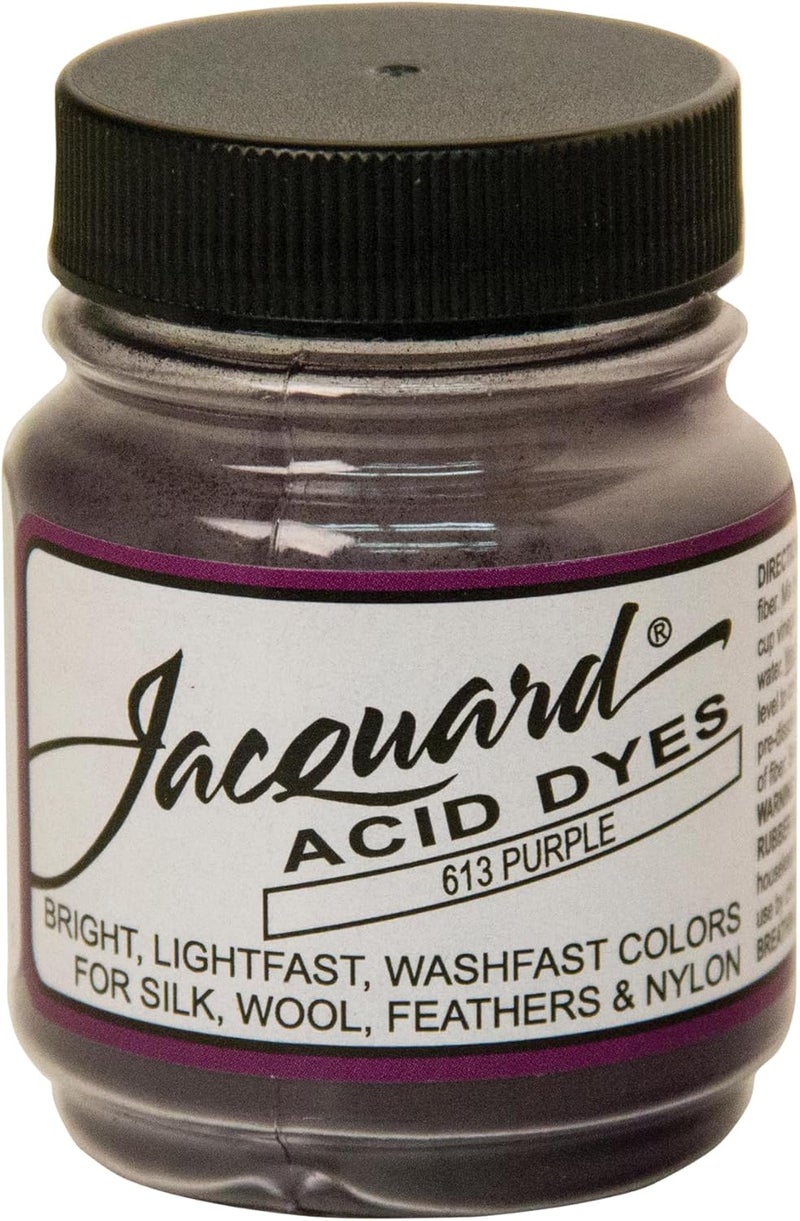 Jacquard Acid Dye in Purple - 1/2 oz. for Silk, Wool, Feathers, and Nylon - Image 1
