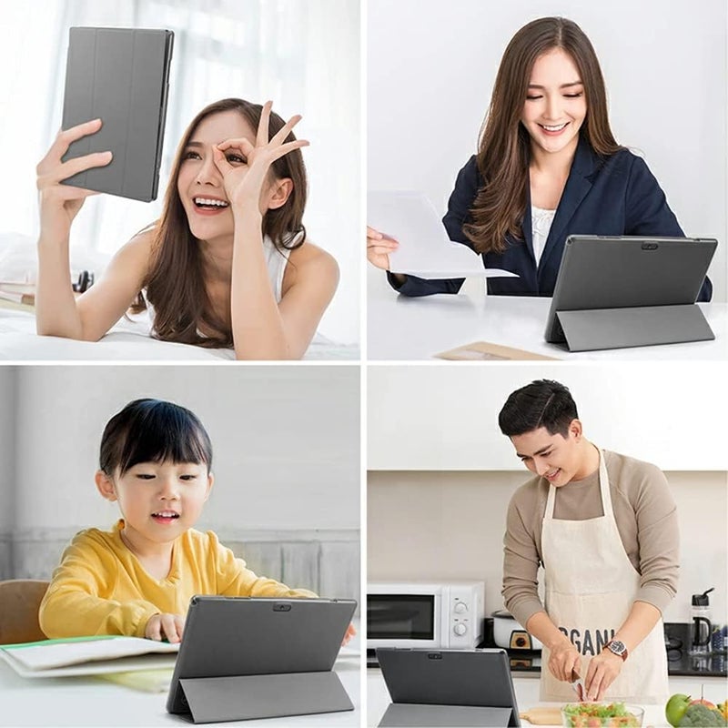 ZZB Tablet Case for ZB10 Computer Tablet, Stand Folio Cover for 10 inch ZB10 and YQ10S Tablets, PU Leather Slim Case Cover - Image 5