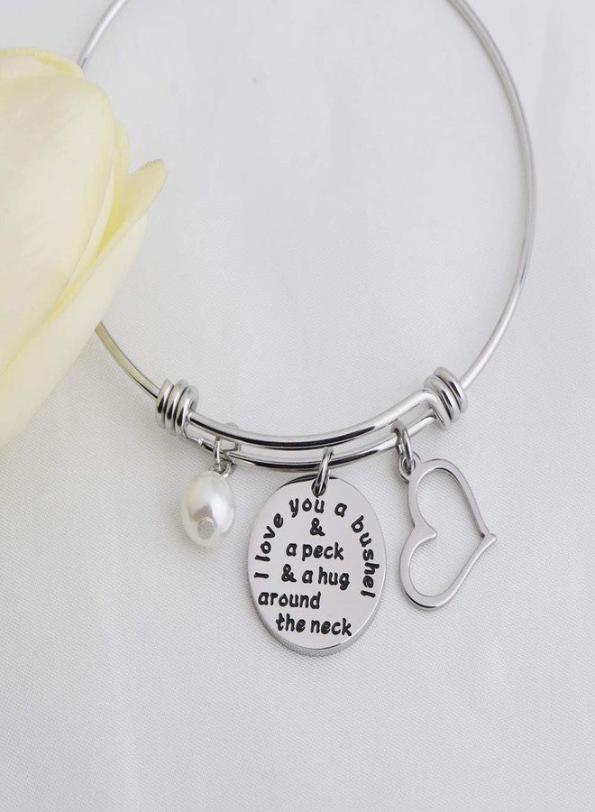 BNQL I Love You a Bushel and a Peck Mom Bracelet Grandmother Bracelet Mother's Day Jewelry (Bracelet S) - Image 3
