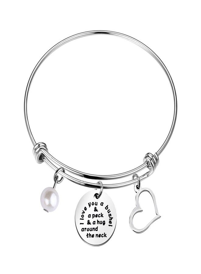 BNQL I Love You a Bushel and a Peck Mom Bracelet Grandmother Bracelet Mother's Day Jewelry (Bracelet S) - Image 1