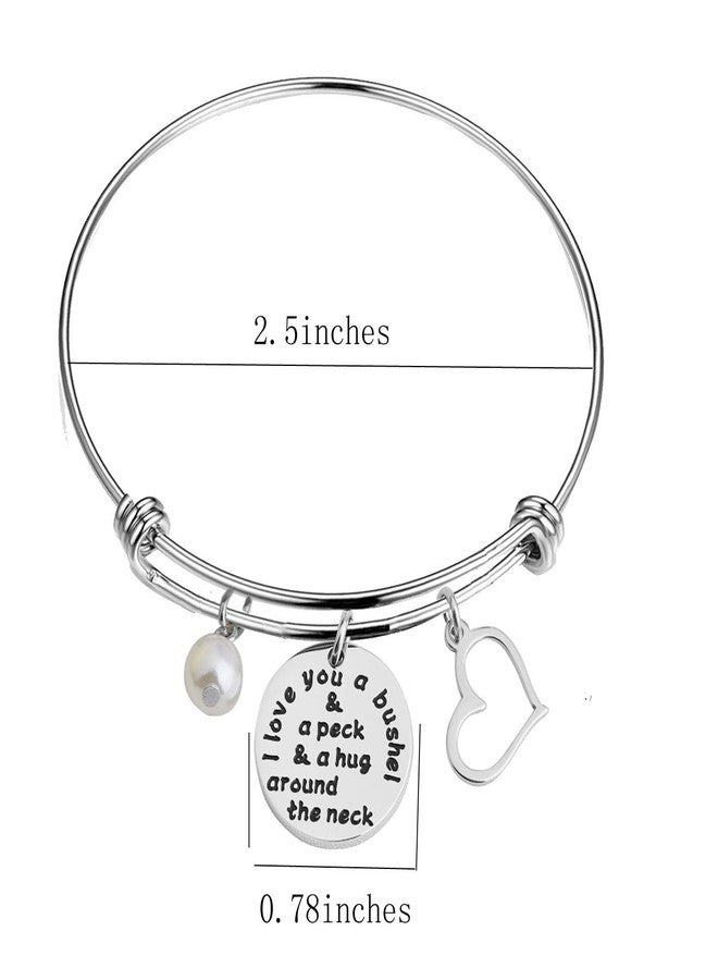 BNQL I Love You a Bushel and a Peck Mom Bracelet Grandmother Bracelet Mother's Day Jewelry (Bracelet S) - Image 2