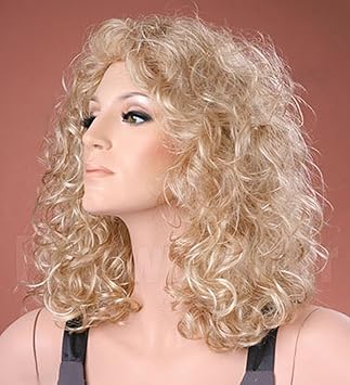 Forever young Forever Young UK Ladies Long Bouncy Curls Dark Blonde Curly Fashion Wig - Image 2