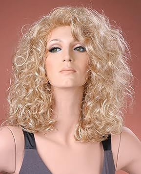 Forever young Forever Young UK Ladies Long Bouncy Curls Dark Blonde Curly Fashion Wig - Image 1