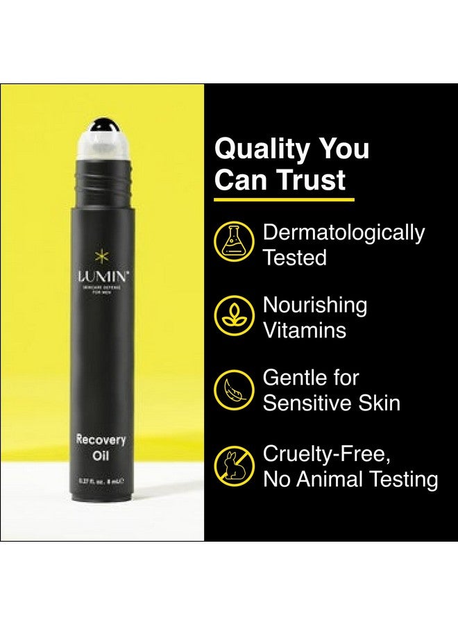 LUMIN - Recovery Oil - Hydrate And Repair Dry Damaged Skin Use For Flights And Long Days, A Face Oil Stick With Squalane & Argan Oil Made For Maximum Skin Repair, Suitable For All Skin Types, 8Ml - Image 2