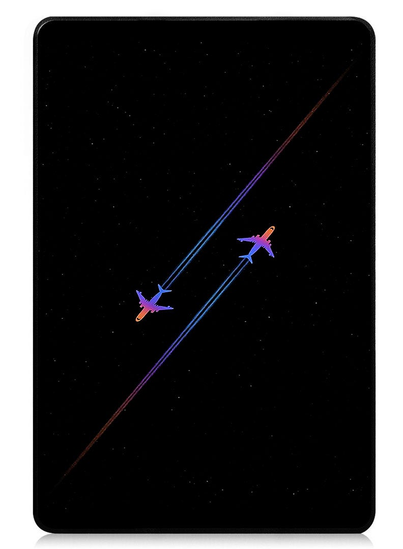 Theodor Protective Flip Case For Xiaomi Pad 7 & Xiaomi Pad 7 Pro With Trifold Stand Auto Wake Sleep Shockproof Cover - Airplanes - Image 1