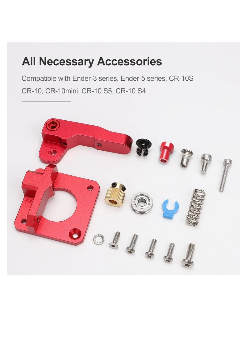 Official 3D Printer Extruder, Upgraded Aluminum Drive Feed Extruders Accessories for 3D Printer 1.75mm Filament Works with Creality CR 10 Series, Ender 5 Series, Ender 3 Series - Image 5