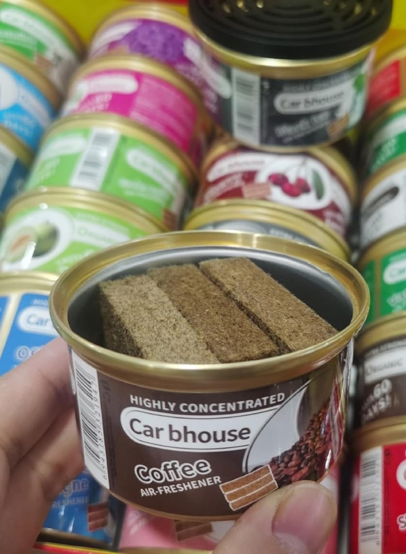 تشيري 1.5 أوقية من معطر الهواء المعبأ ومزيل الروائح، مقاوم للانسكاب للاستخدام المنزلي والسيارات (رائحة القهوة) - Image 4