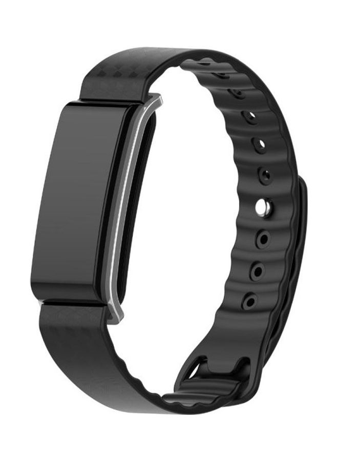NIBEMINENT Silicone Wrist Strap for Huawei Honor A2 Black - Image 1