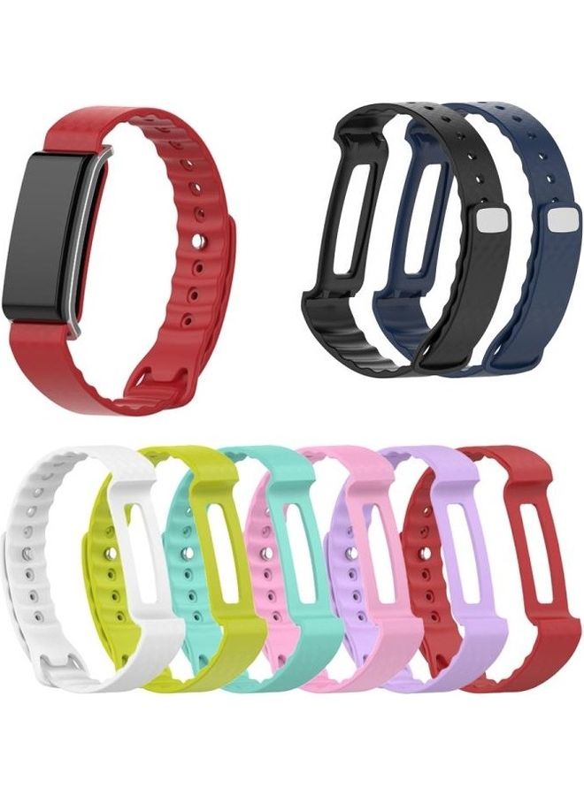 NIBEMINENT Silicone Wrist Strap for Huawei Honor A2 Black - Image 4