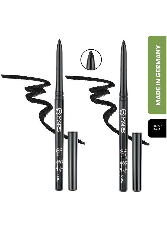 مارس لن تتزحزح ولن تتلطخ عبوة كاجال مكونة من قطعتين (أسود داكن 0.7 جم) - Image 2