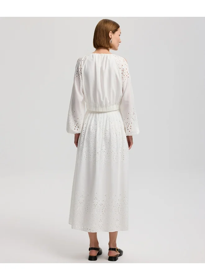 Ipekyol Broderie Anglaise Skirt