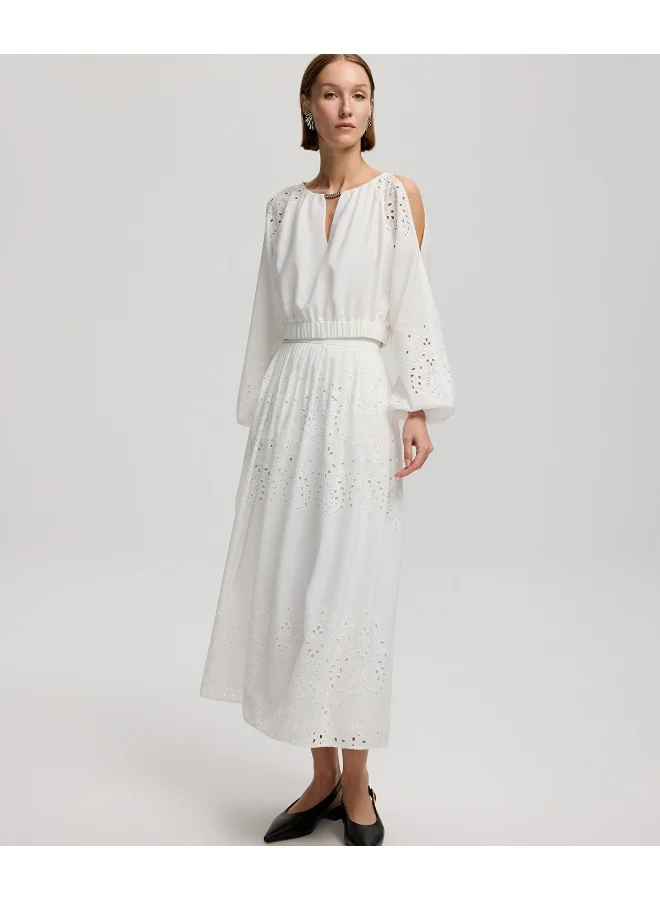 Ipekyol Broderie Anglaise Skirt