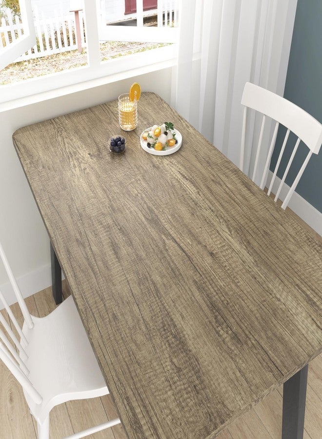 Wallercity ورق حائط من Wallercity بني/رمادي بنقشة الخشب، مناسب لأسطح العمل، قابل للتقشير واللصق، بمظهر خشبي، مناسب لخزائن المطبخ والحمام، غلاف فينيل ذاتي اللصق بتصميم ريفي عتيق، مناسب لرفوف الطاولات، 15.8 بوصة × 78.7 بوصة - Image 4