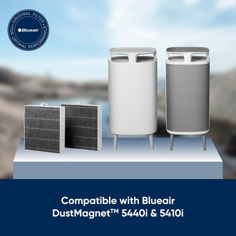 Blueair DustMagnet 5400 Series ComboFilter, Genuine Replacement Filter for DustMagnet 5440i, 5410i Home Air Purifiers for Dust, Virus, Bacteria, Smoke and Allergies, White - Image 2