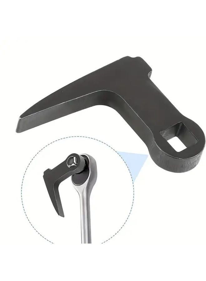 1pc 90 Degree Angled Socket Wrench Adapter Heavy Duty Metal Construction Ergonomic Grip - Image 5