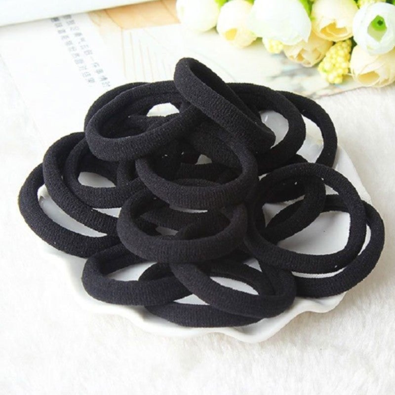 High Elastic Hair Rings: 100-Piece Coffee Seamless No-Slip Design - Durable Secure Hold Hair Ties for Daily Commuting, Workout and Fine Hair Care - Image 4