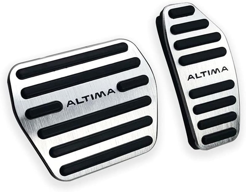 LEXLEY 2PCS Anti-Slip Aluminum Brake Gas Pedal Pads for Nissan Altima 2019-2023 - Image 1