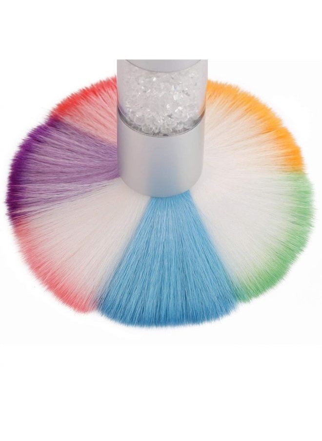 Beauty Max - 2 Pcs Nail Art Dust Brush Remover Nail Powder For Acrylic Gel UV Nail - Image 1