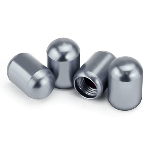 JUSTTOP 4PCS Car Tire Valve Stem Caps, Air Caps Cover, Universal for Cars, SUVs, Bike, Trucks and Motorcycles, Car Wheel & Tire Exterior Accessories-Glossy - Image 1