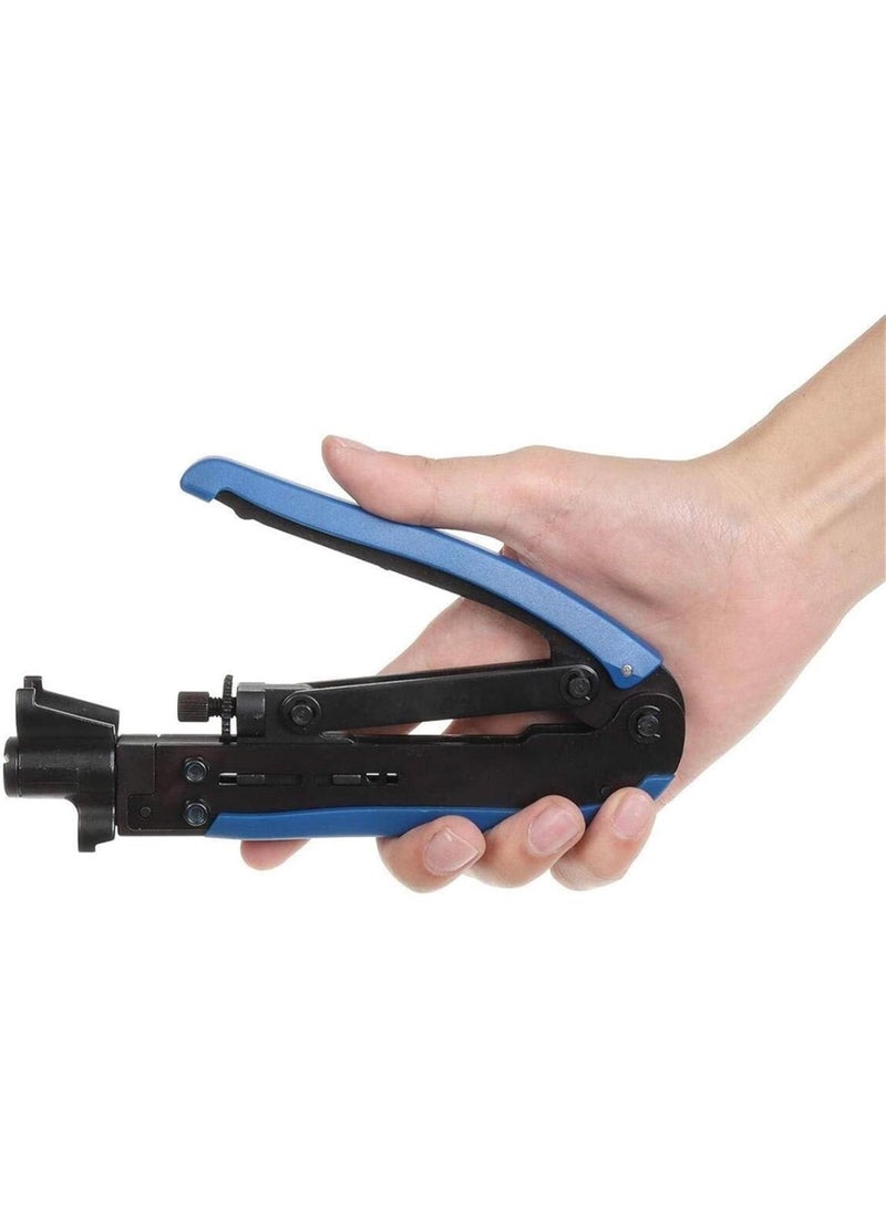 GGOOT RG7 RG6 RG11 Connector Cable Coax Coaxial Crimper Stripper Plier Compression Tool Hardware Tool Kits - Image 5