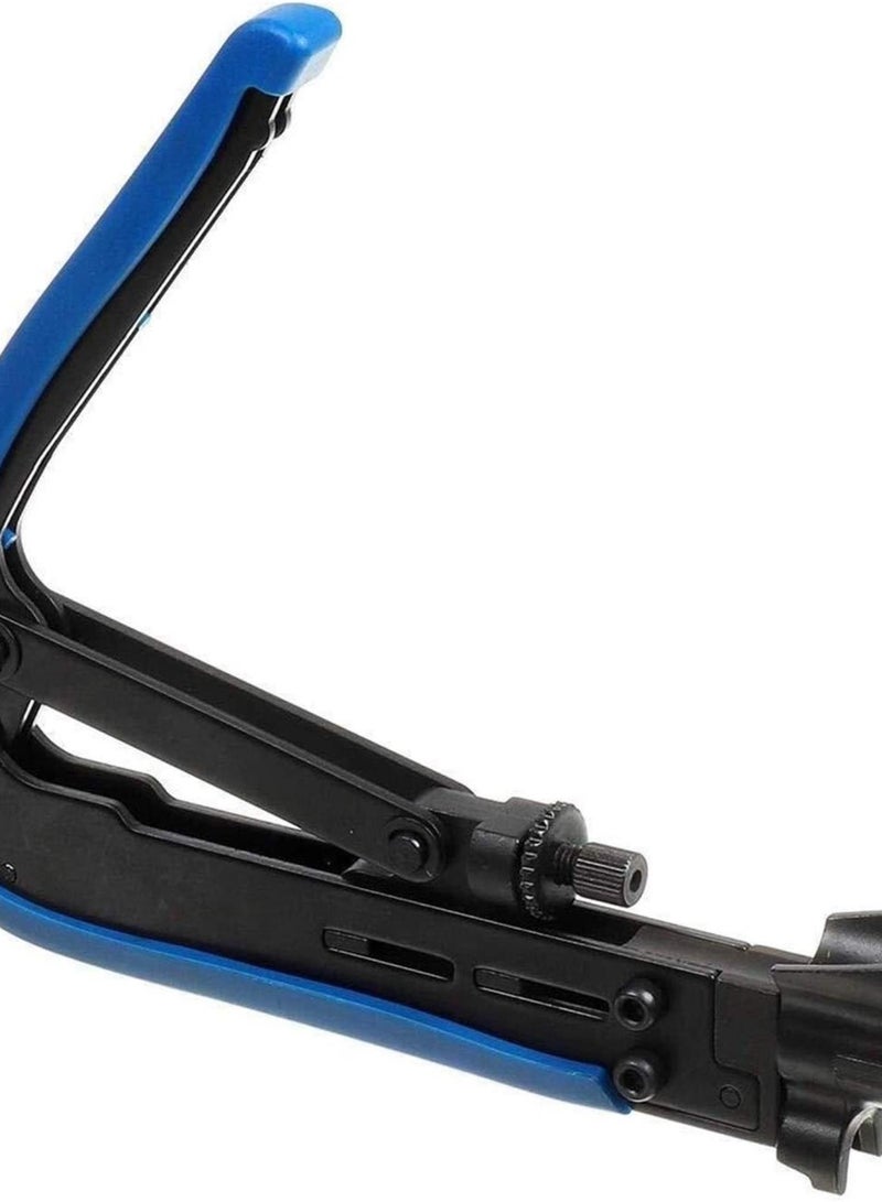 GGOOT RG7 RG6 RG11 Connector Cable Coax Coaxial Crimper Stripper Plier Compression Tool Hardware Tool Kits - Image 2