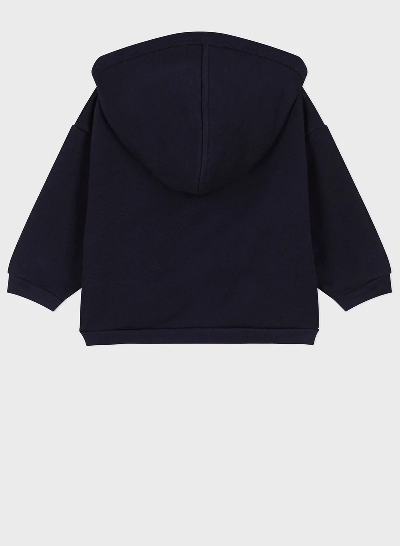 Petit Bateau Youth Zip Through Hoodie