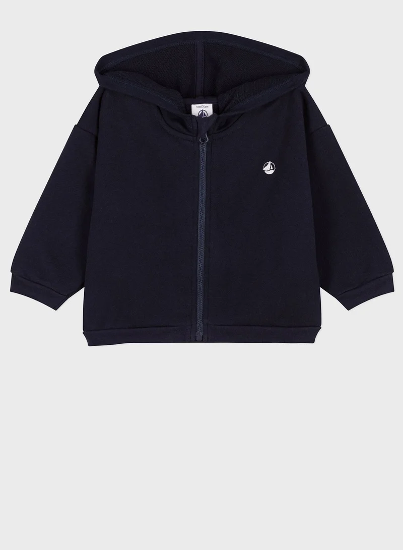 Petit Bateau Youth Zip Through Hoodie