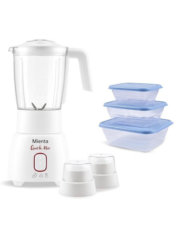 Mienta 600W Blender with a free gift from Mienta, model BL1281H - Image 2