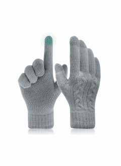 SYOSI Women Touch Screen Gloves - Winter Warm Gloves Touchscreen Mittens Thermal Fleece Lined Knitted Gloves for Outdoor  - Image 1